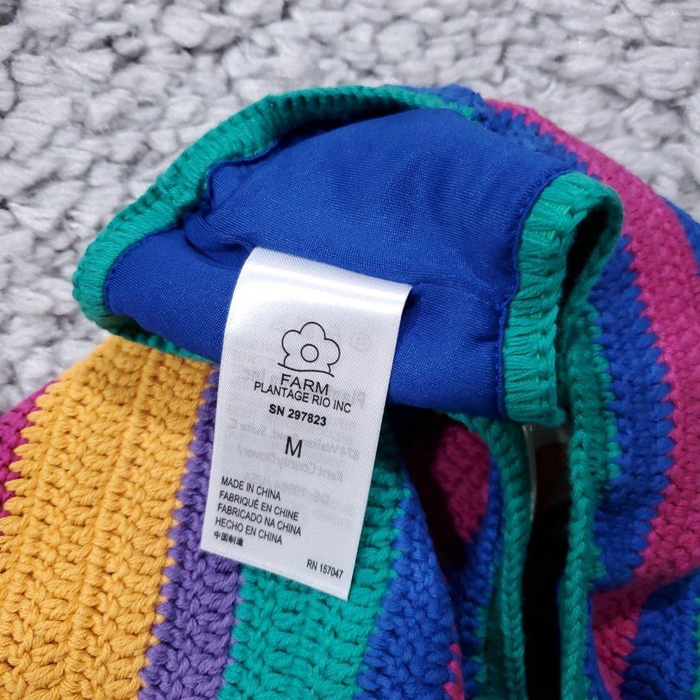 FARM Rio Multicolor Crochet Bikini Bottom - Picture 7 of 7